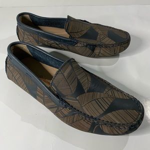 Tommy Bahama Laser Pagota Leather Slip-On Drivers